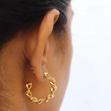 14K Gold-Filled Cuba Hoops