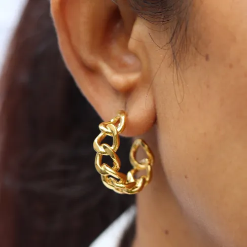 14K Gold-Filled Cuba Hoops