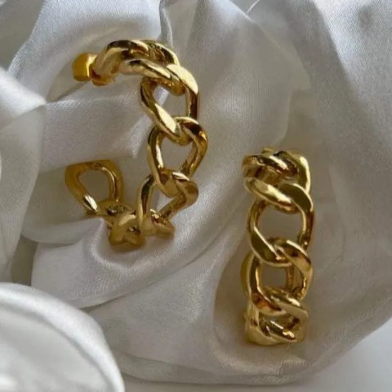 14K Gold-Filled Cuba Hoops