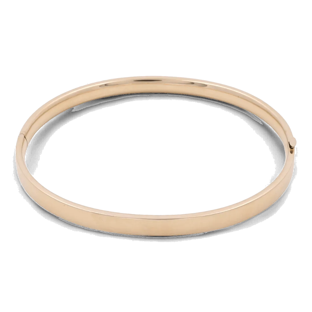 14K Yellow Gold Fashion Bangle