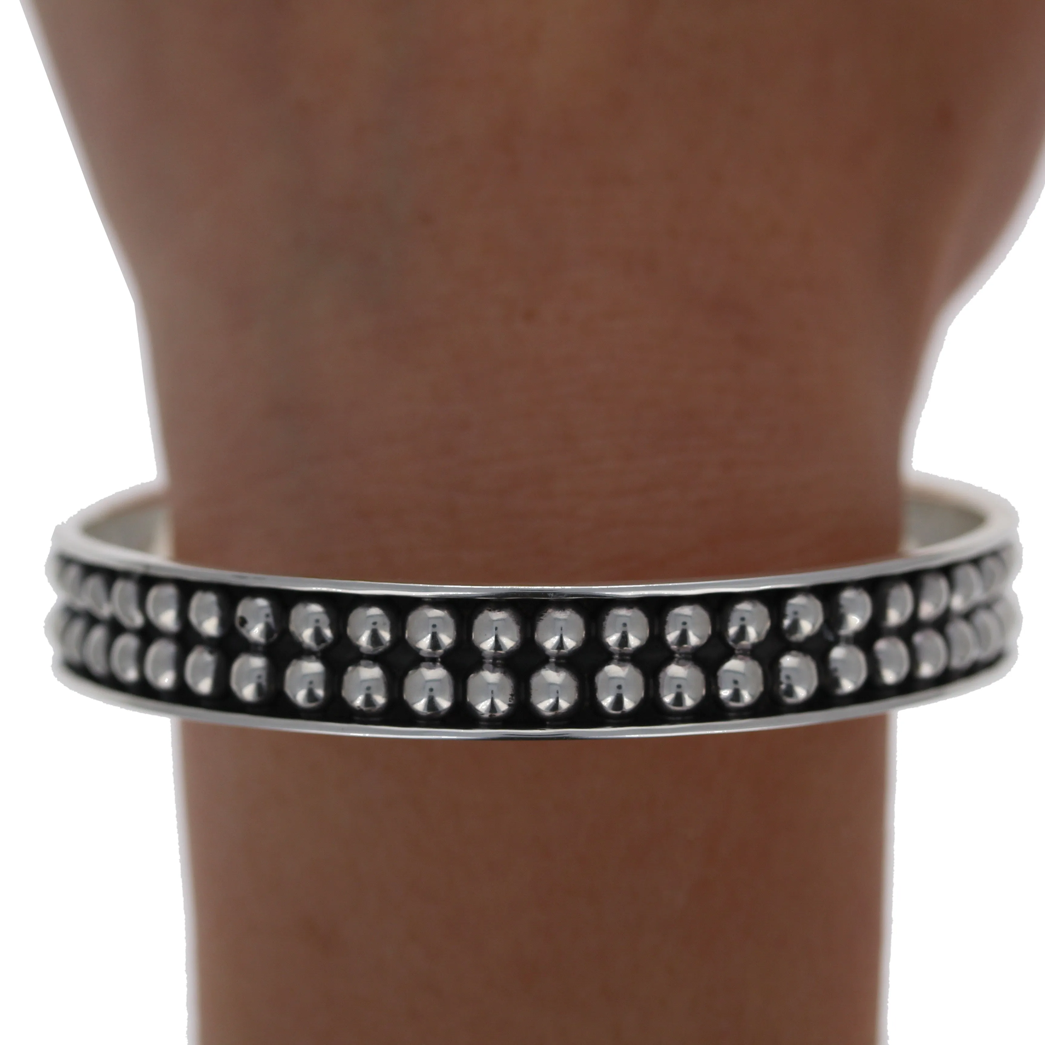 2 Row Beaded Bangle