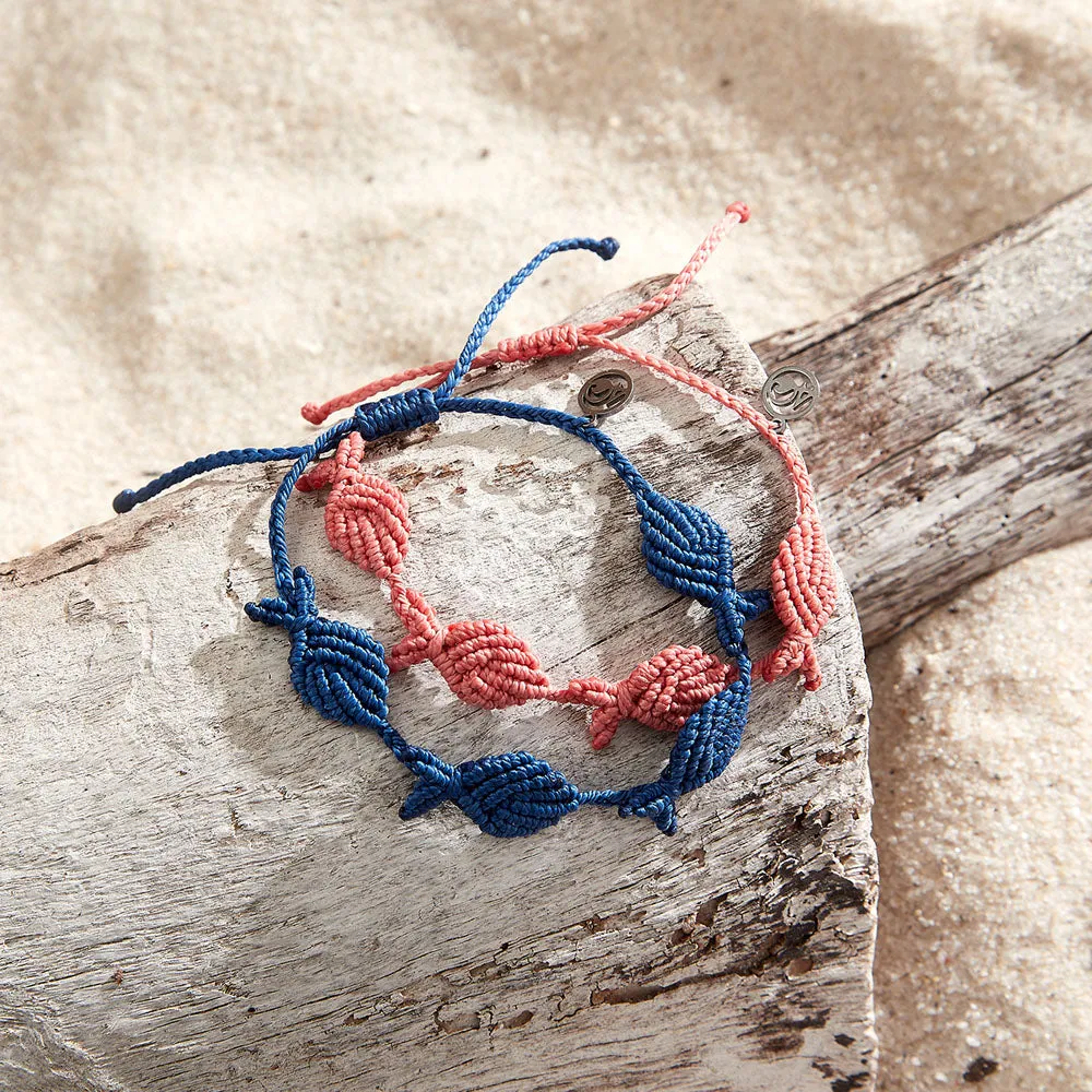 4 Fish Macrame Bracelet