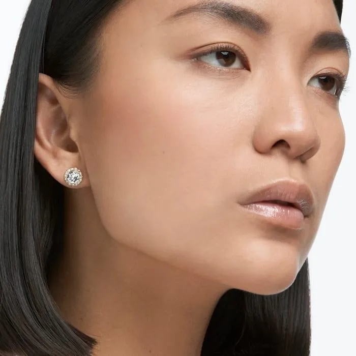 Angelic Stud Gold-Tone Plated Earrings