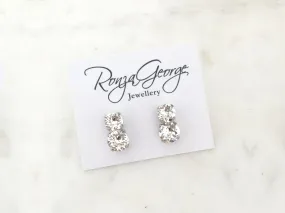 Bare - Swarovski Bridal Stud Earrings