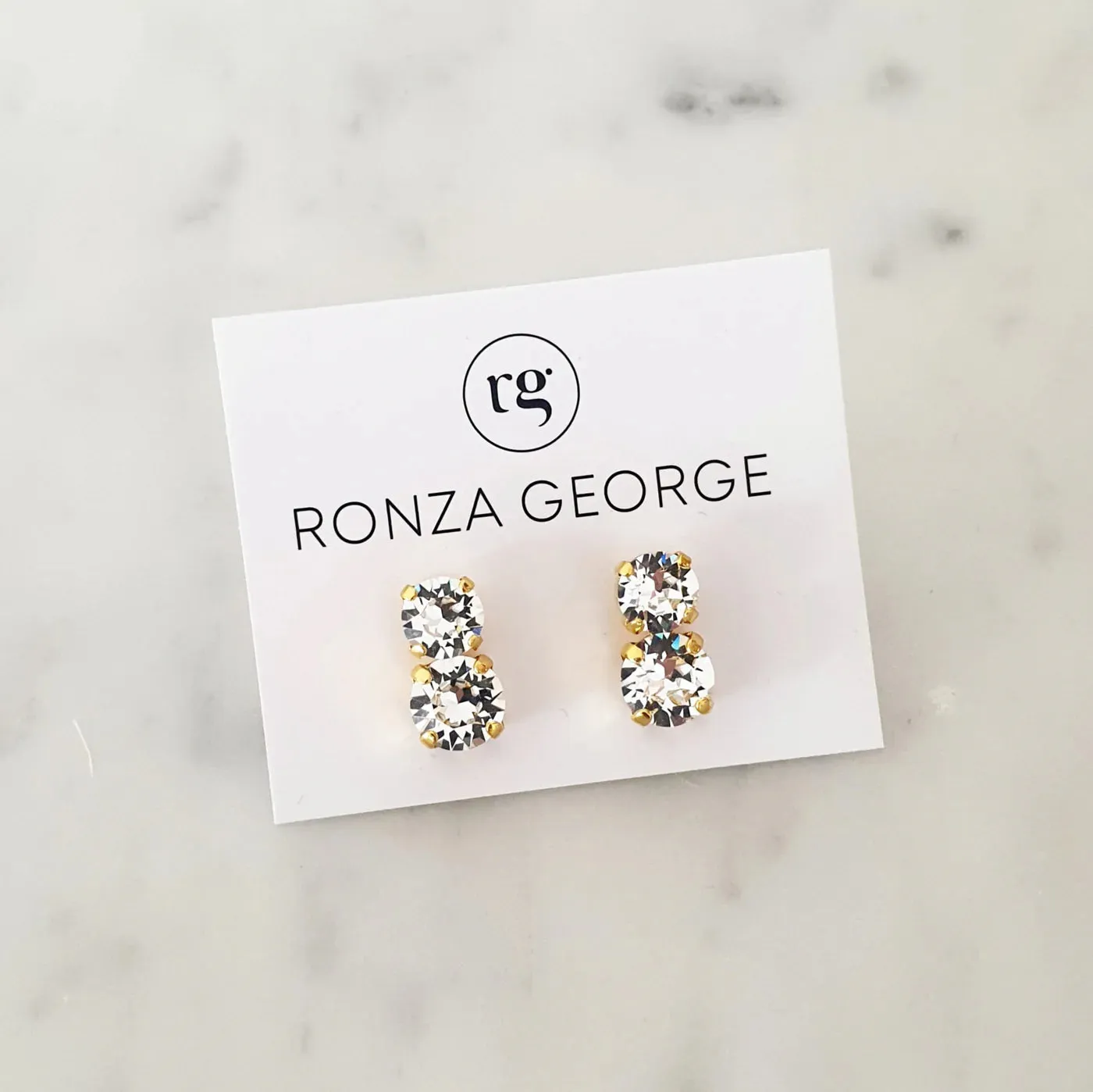 Bare - Swarovski Bridal Stud Earrings