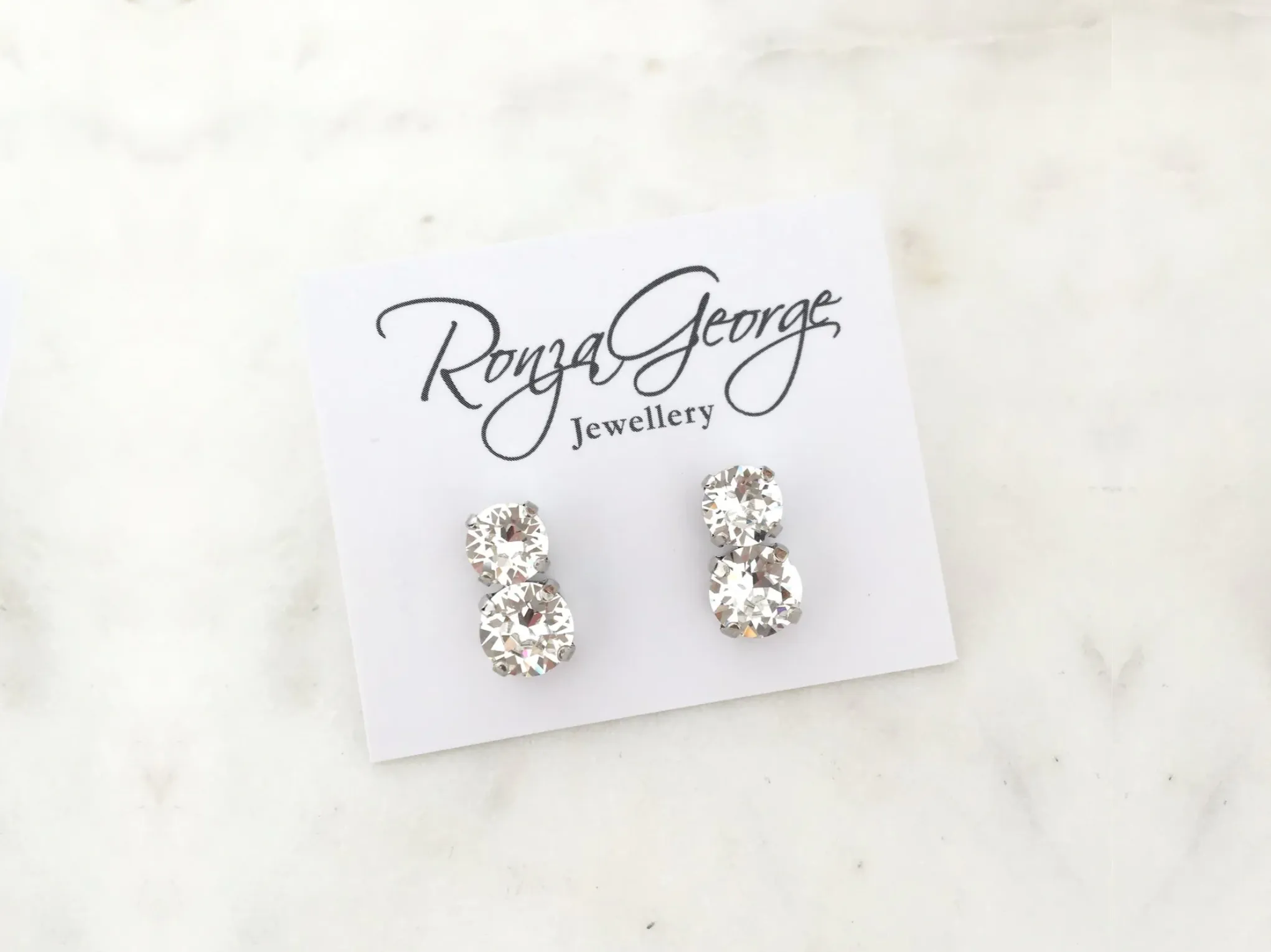 Bare - Swarovski Bridal Stud Earrings