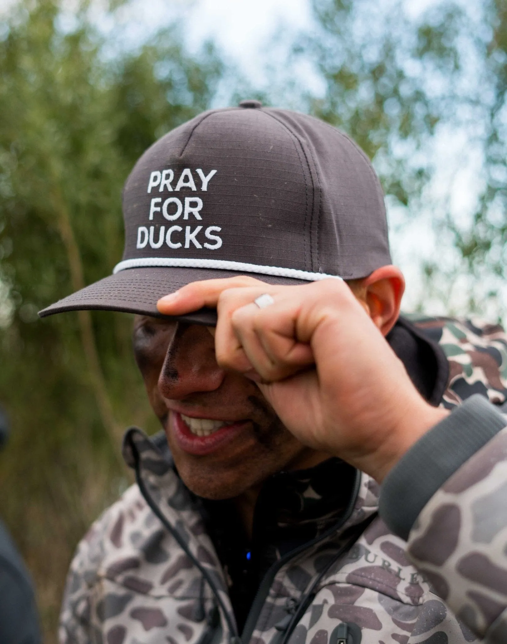 Cap - Pray For Ducks - Charcoal