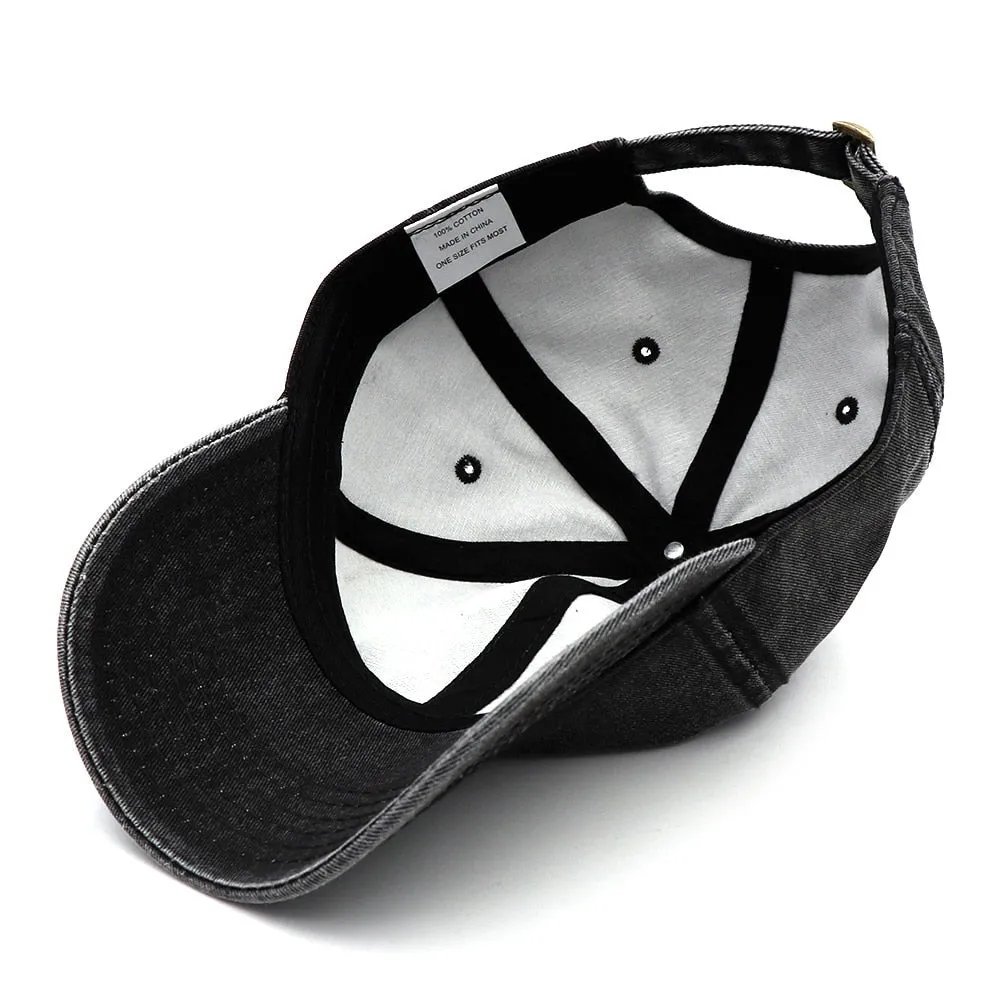 Cotton Single-sided Coated Fabric Washed Baseball Cap Fishing Caps Outdoor Women's Hat Beach Casquette Hats