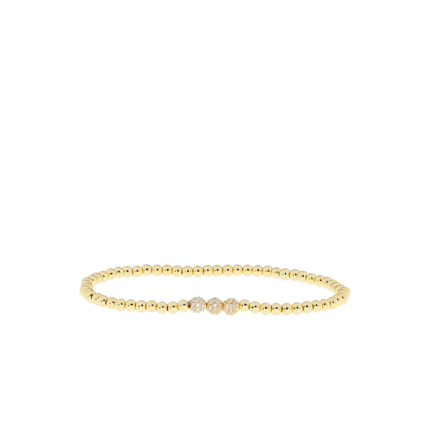 cz cluster ball bracelet