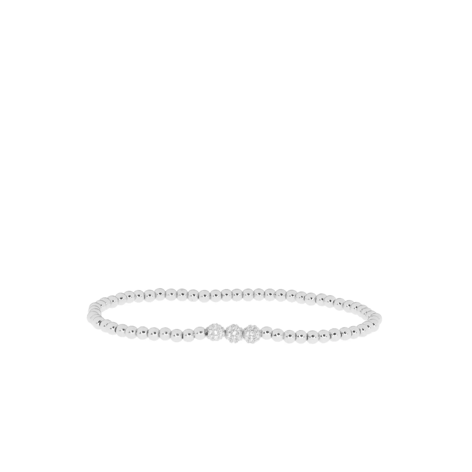cz cluster ball bracelet