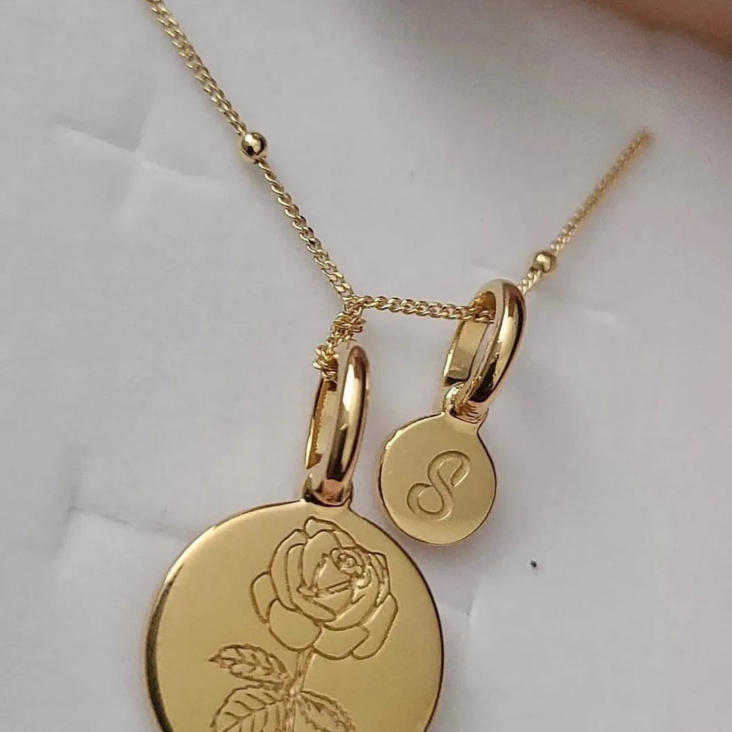 Dainty Morning Glory Necklace - September Flower