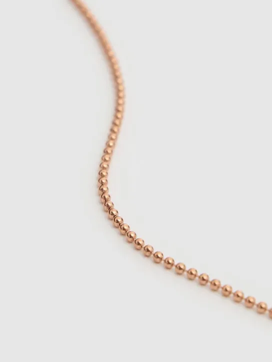 DoDo   9Kt Rose Gold Bollicine necklace 