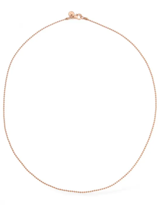DoDo   9Kt Rose Gold Bollicine necklace 