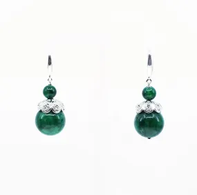 Elf Forest Jadeite Earrings