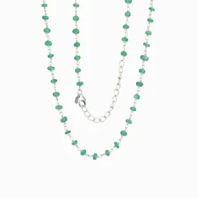 Emerald Beaded Necklace
