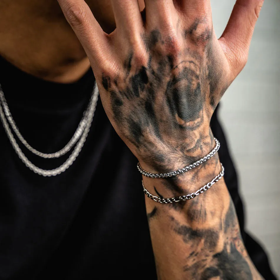 Essentials Chain Stack (Silver) - 4 Pack