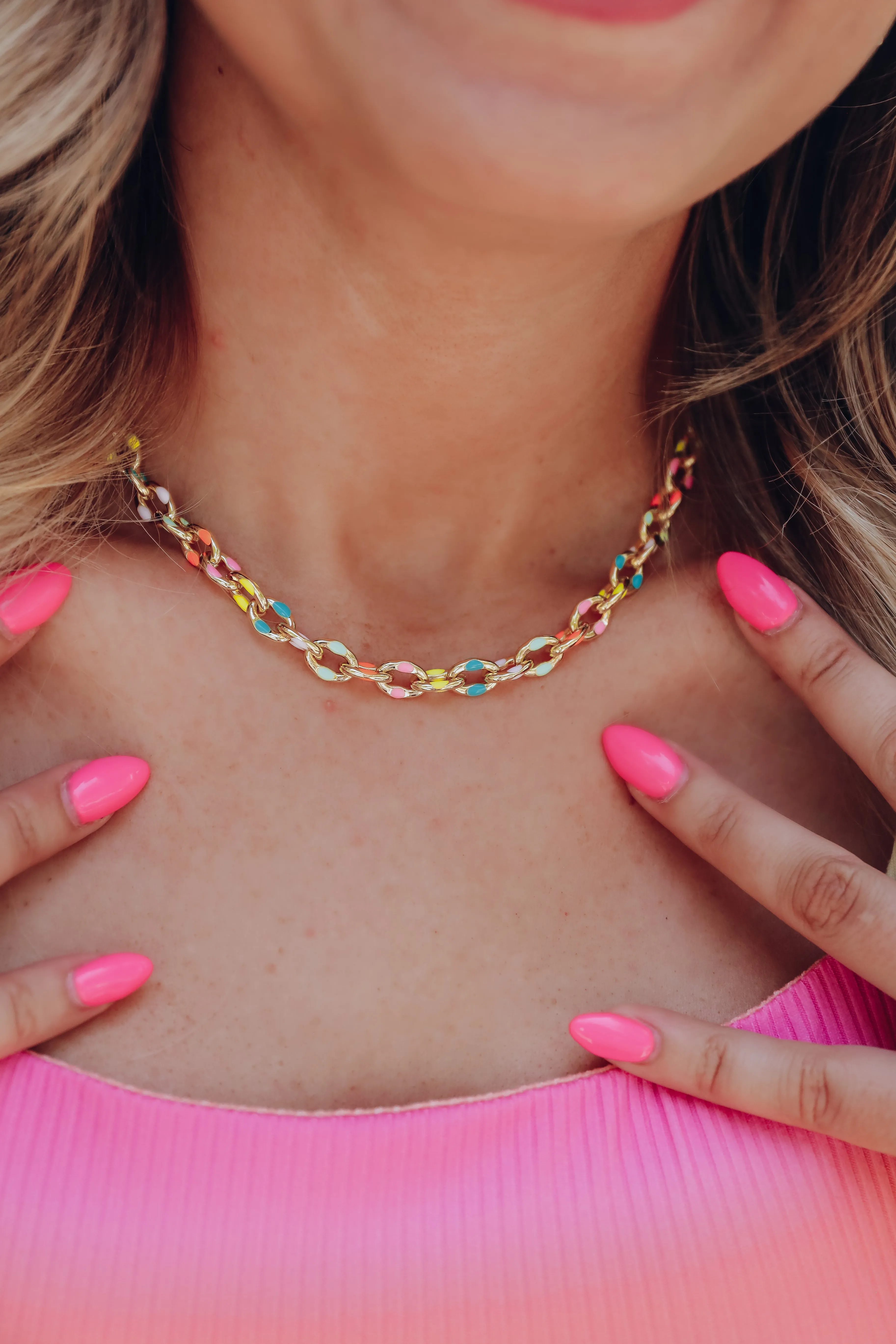 Ezzy Rainbow Choker By Taylor Shaye