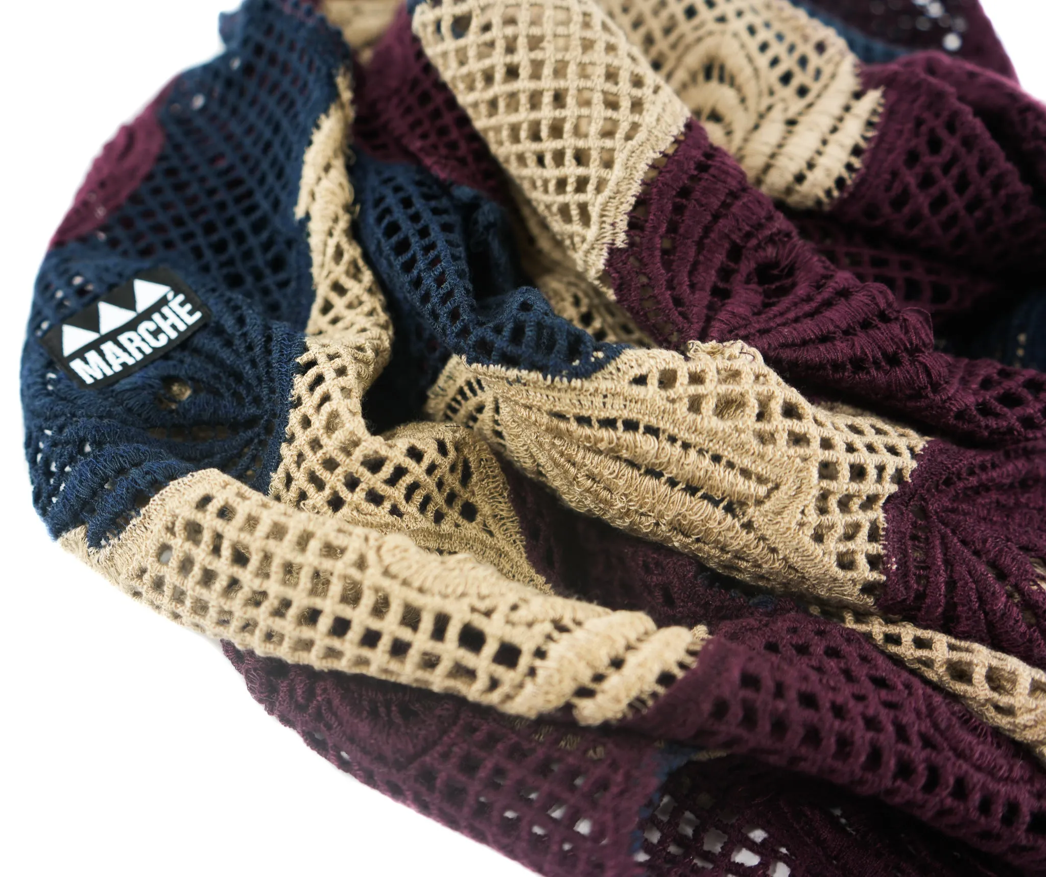 Fulton Oversized Colorblock Lace Scarf
