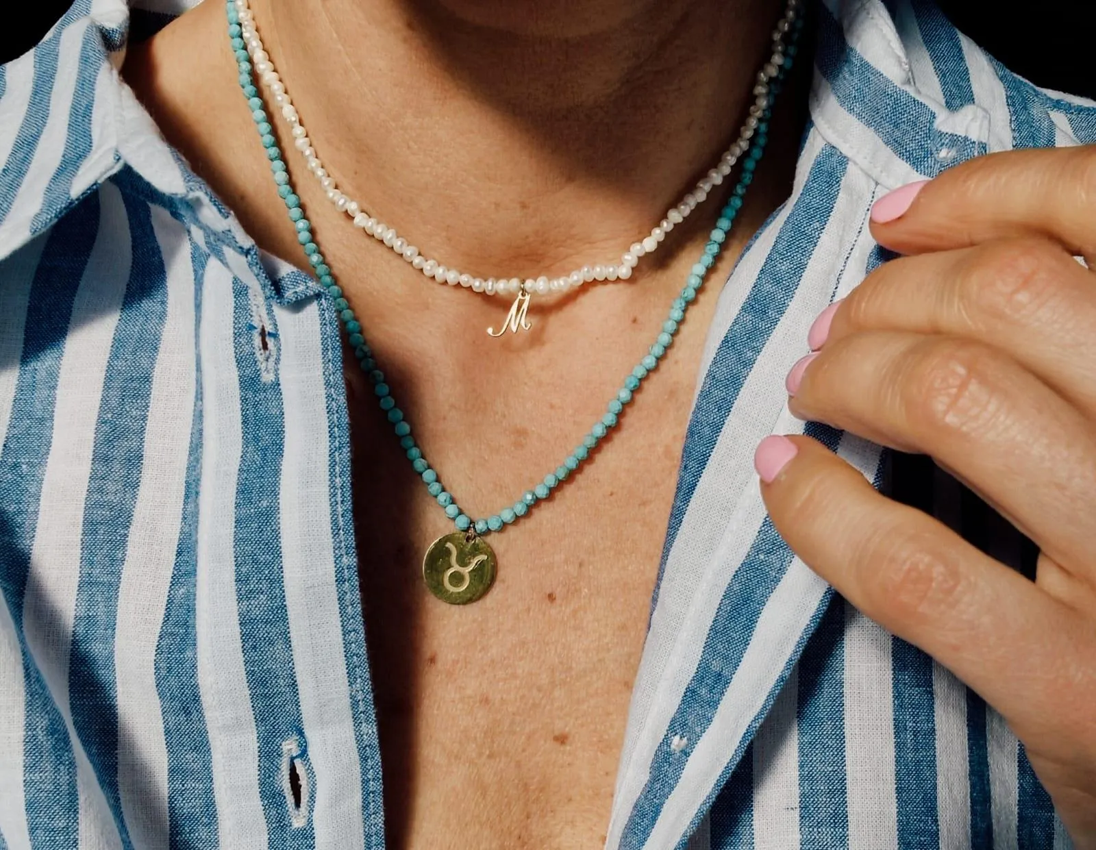 Gemstone Zodiac Necklace