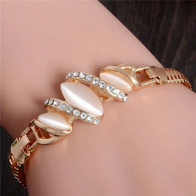 Gold Color Bracelet- Musical Notes