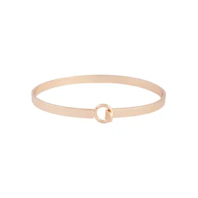 Gold Hard latch Bangle