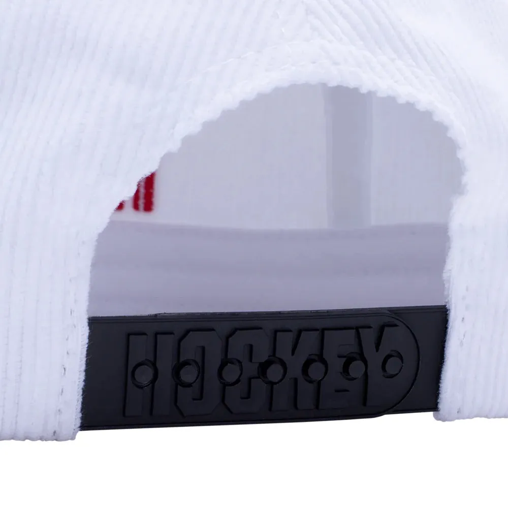 HOCKEY CORDUROY 5-PANEL WHITE