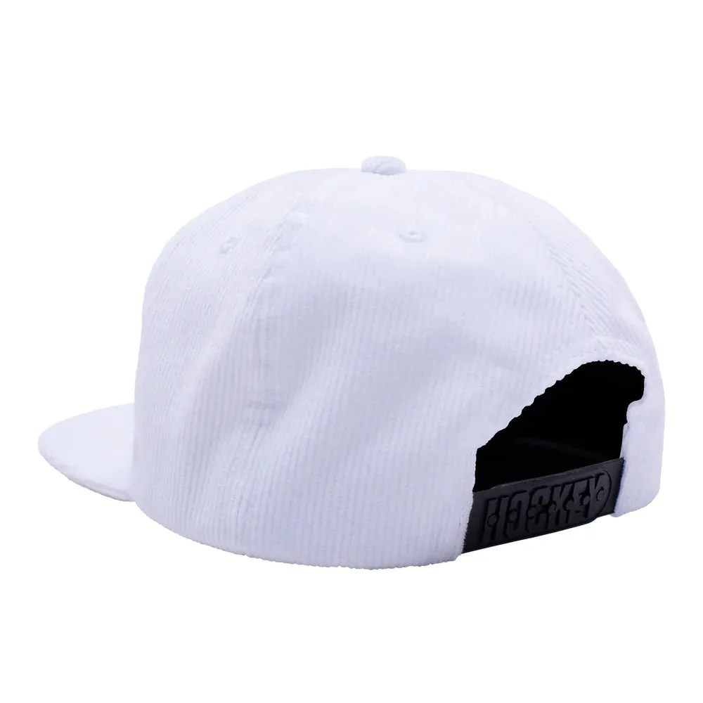 HOCKEY CORDUROY 5-PANEL WHITE