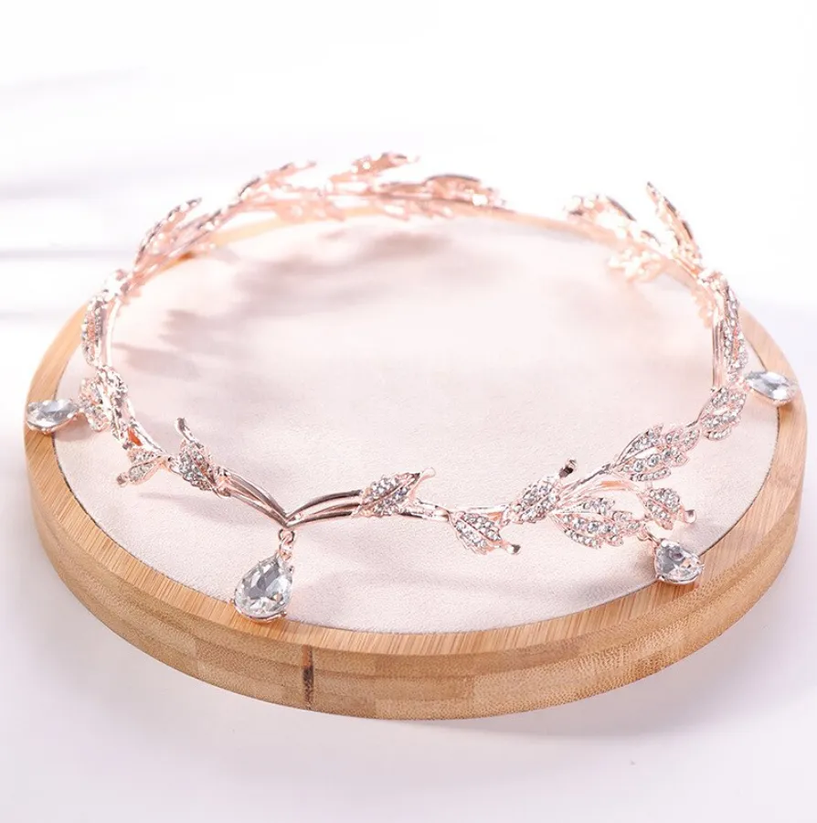 Just Pixie Waterdrop Tiara in Rose