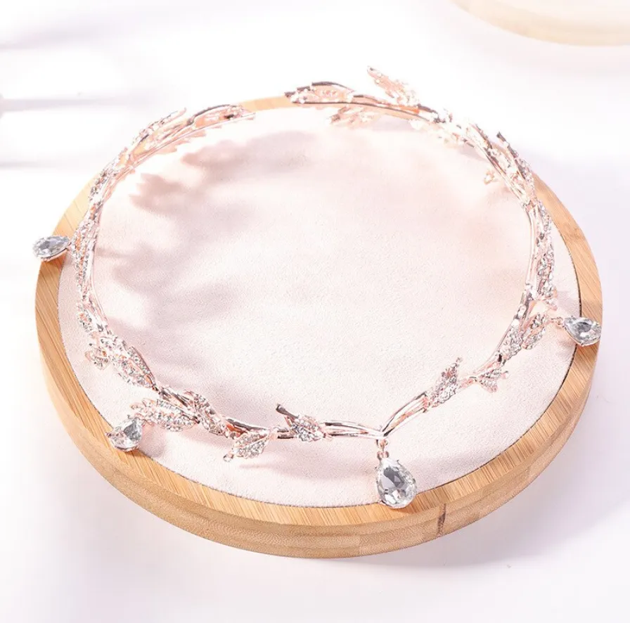 Just Pixie Waterdrop Tiara in Rose
