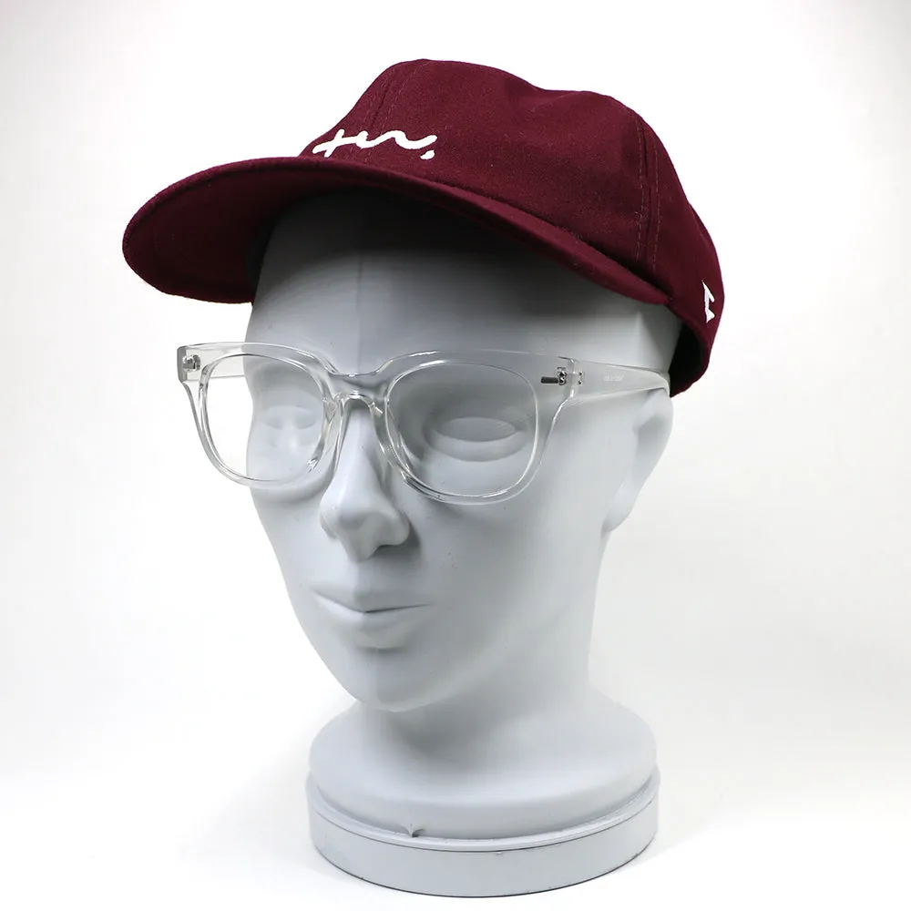 L.L WOOL CAP -BURGUNDY-