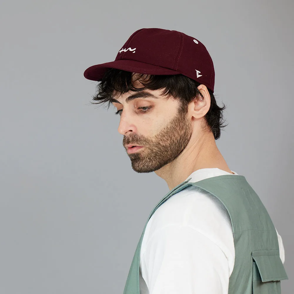 L.L WOOL CAP -BURGUNDY-