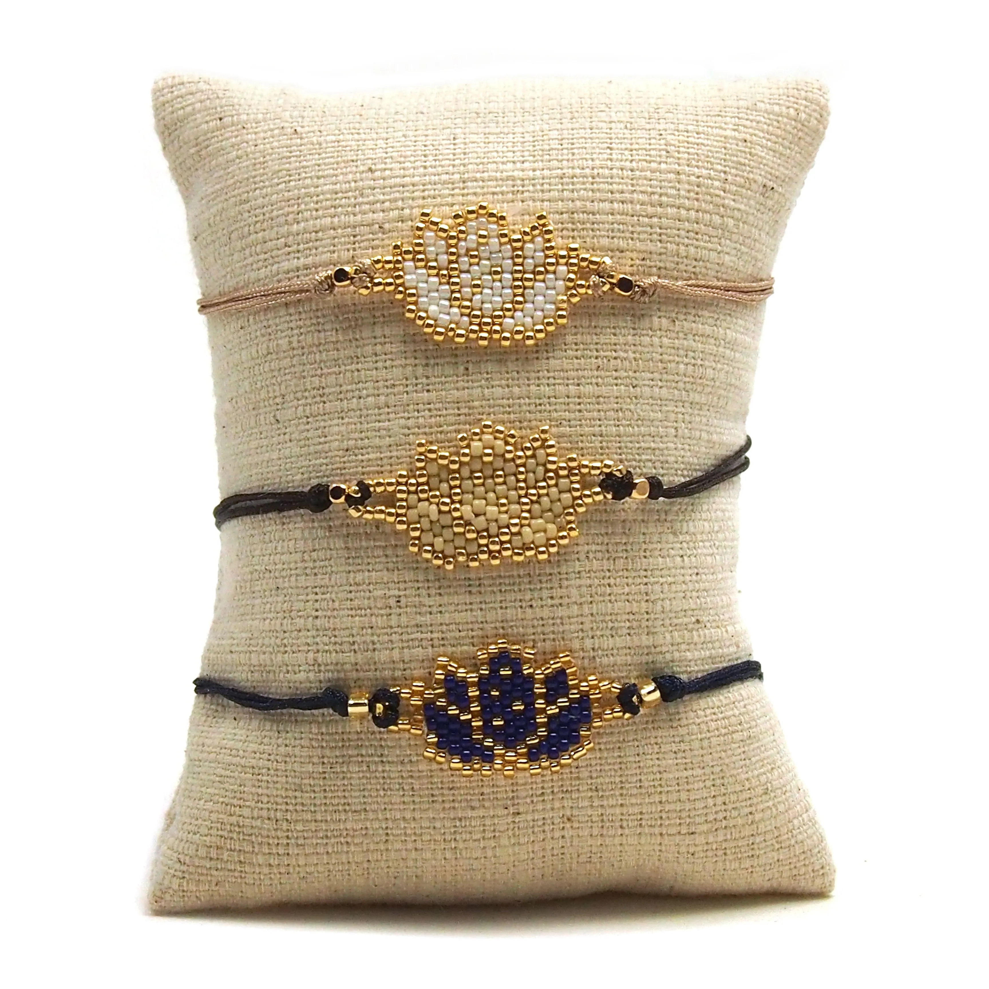 Lotus Hand-Loomed Bracelet