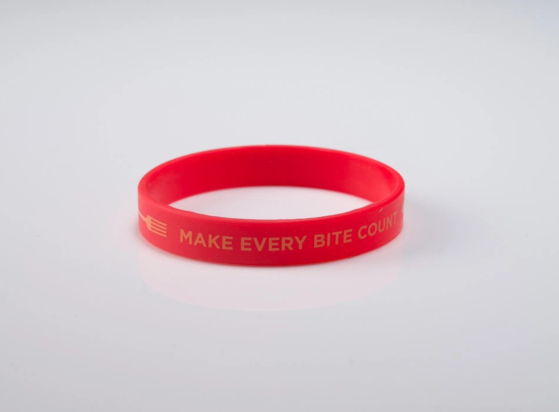 Make Every Bite Count Wristband 6" Kids - 20 pack - with forks