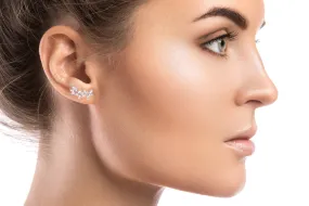 Mary - Minimalist Crystal Earrings