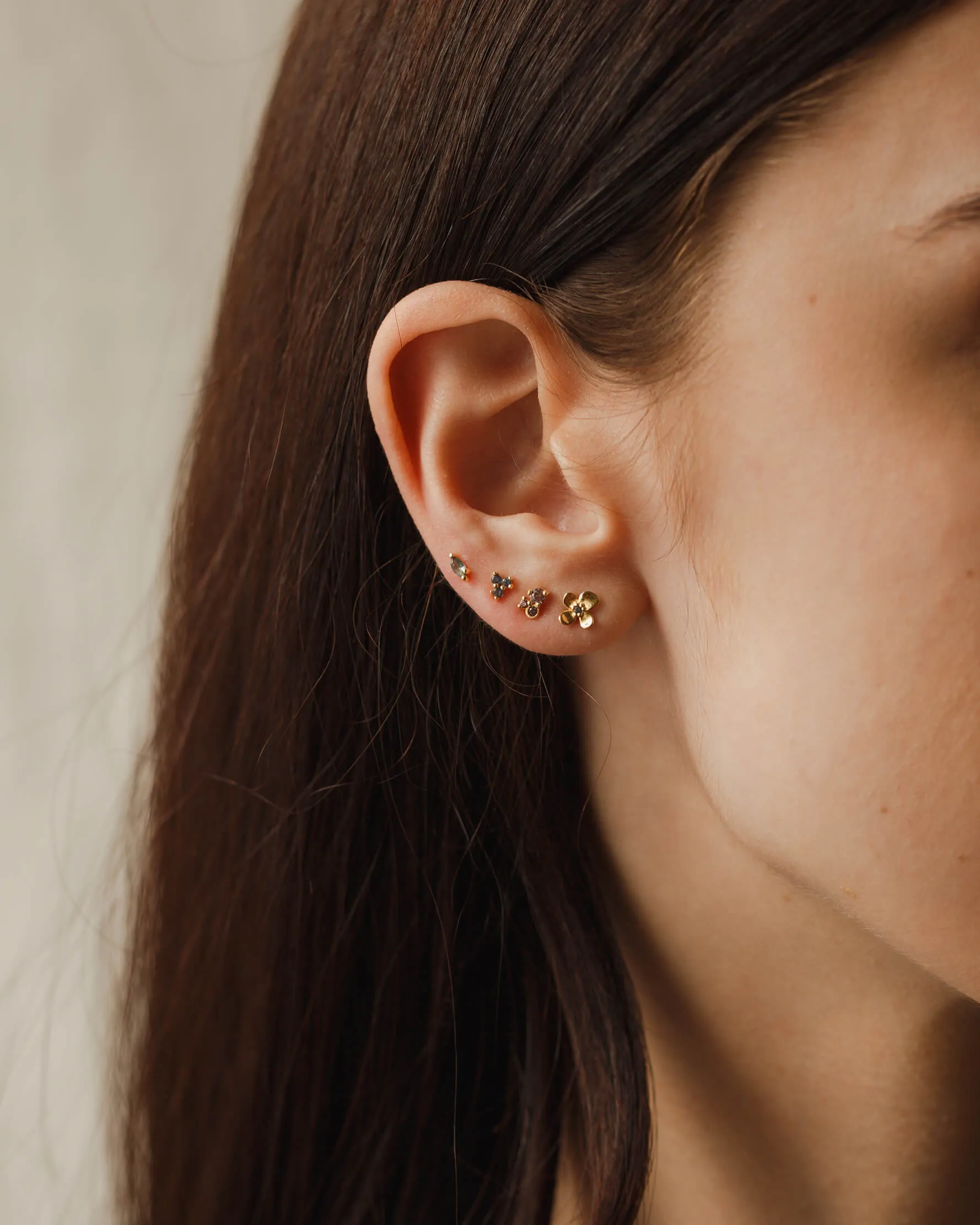 Midnight Blossom Studs