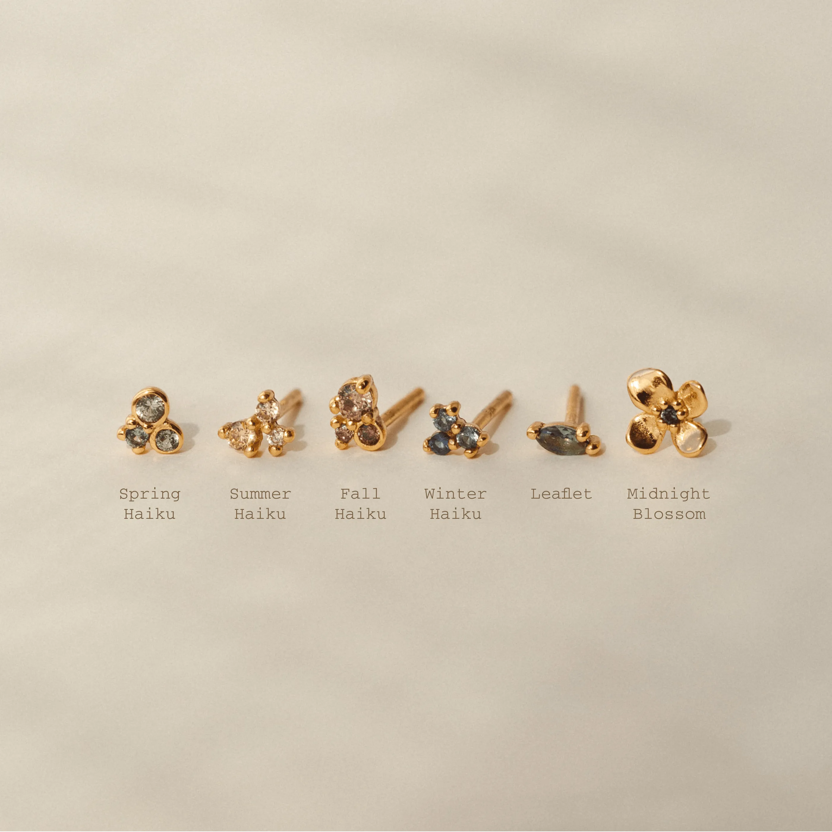Midnight Blossom Studs