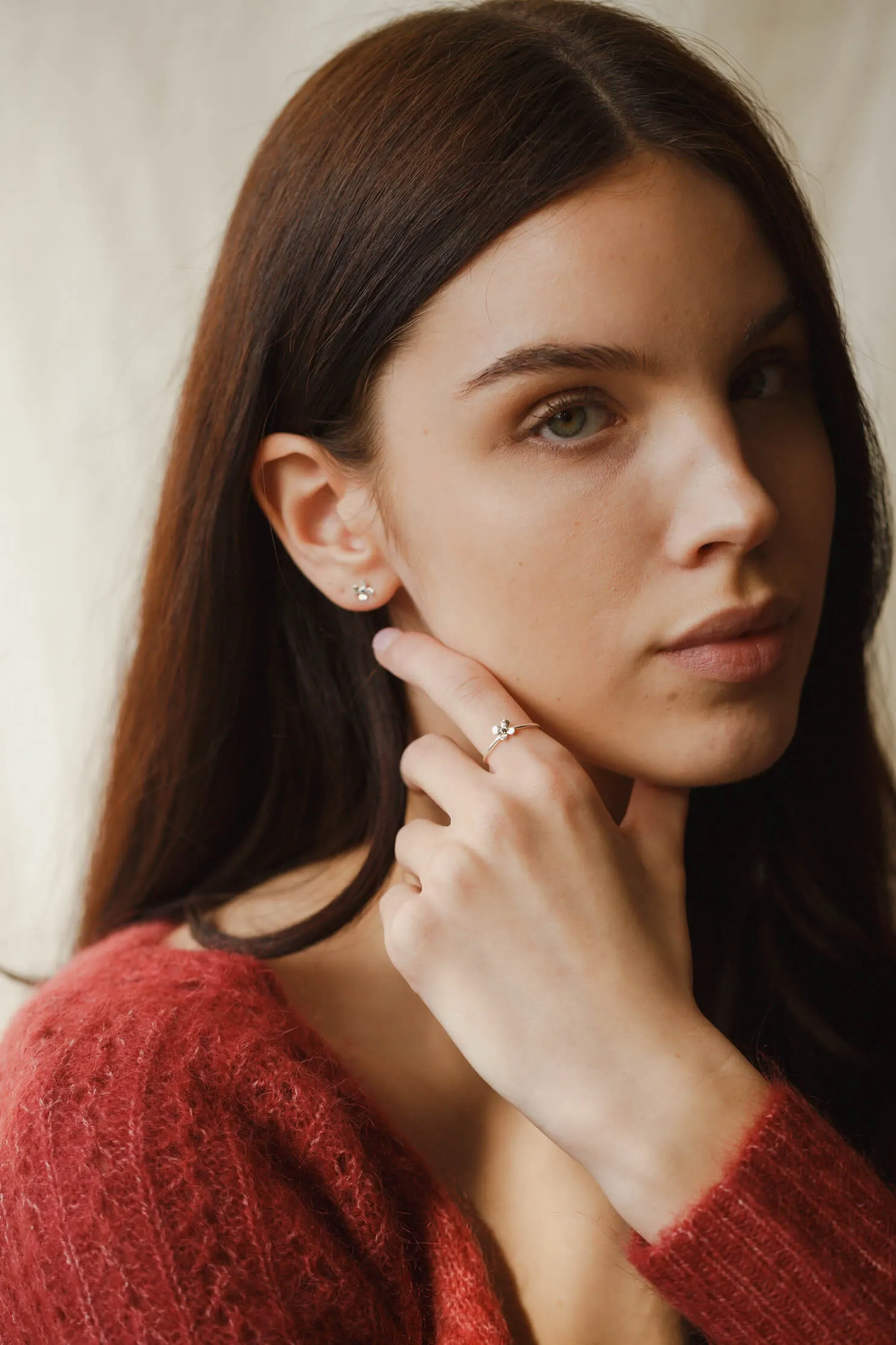 Midnight Blossom Studs