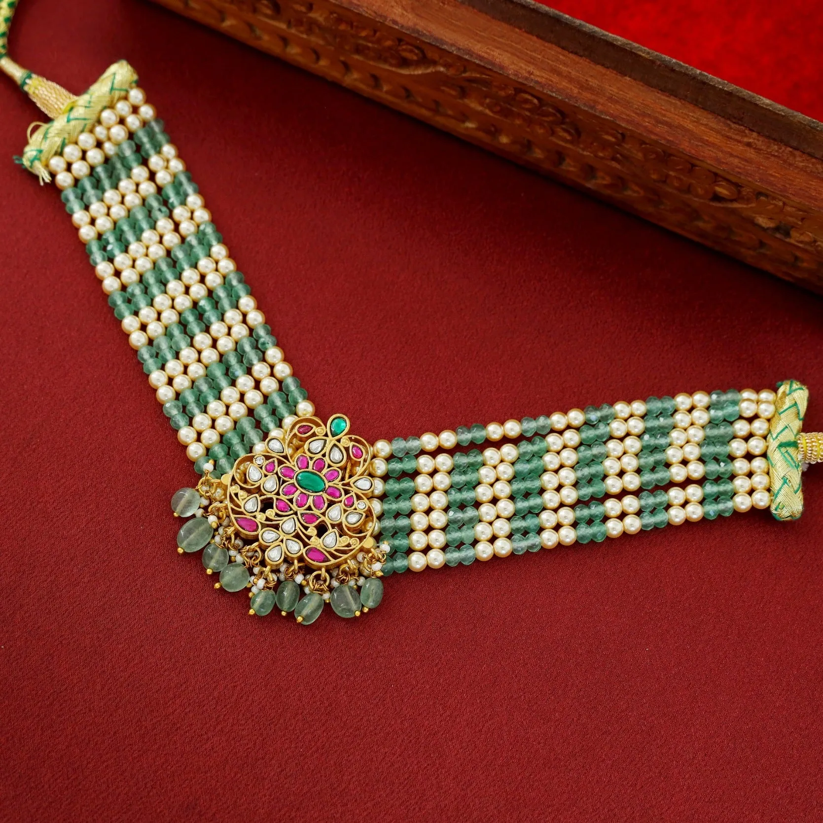 Mohini Beaded Jadau Kundan Choker