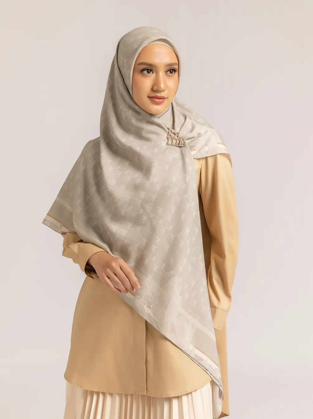 MONOGRAM XL SCARF CASHMERE
