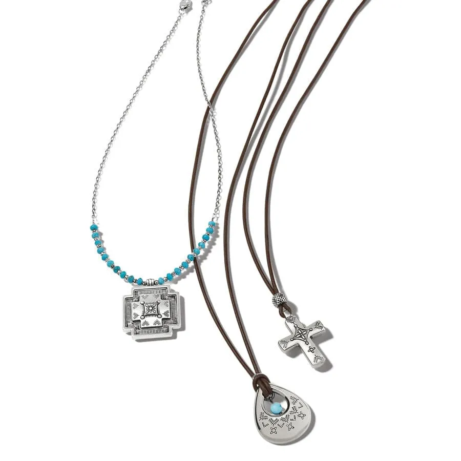 Mosaic Paseo Teardrop Necklace