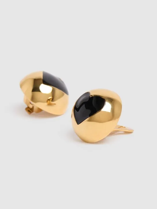 Moschino   Heart Buttons studs earrings 