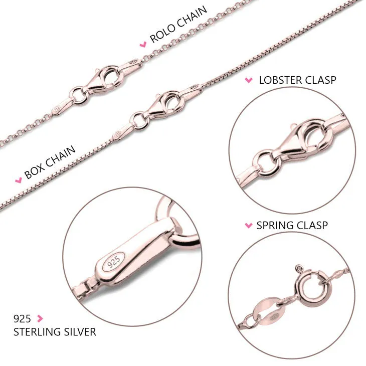 Mother Necklace with Kids Rose gold Plated