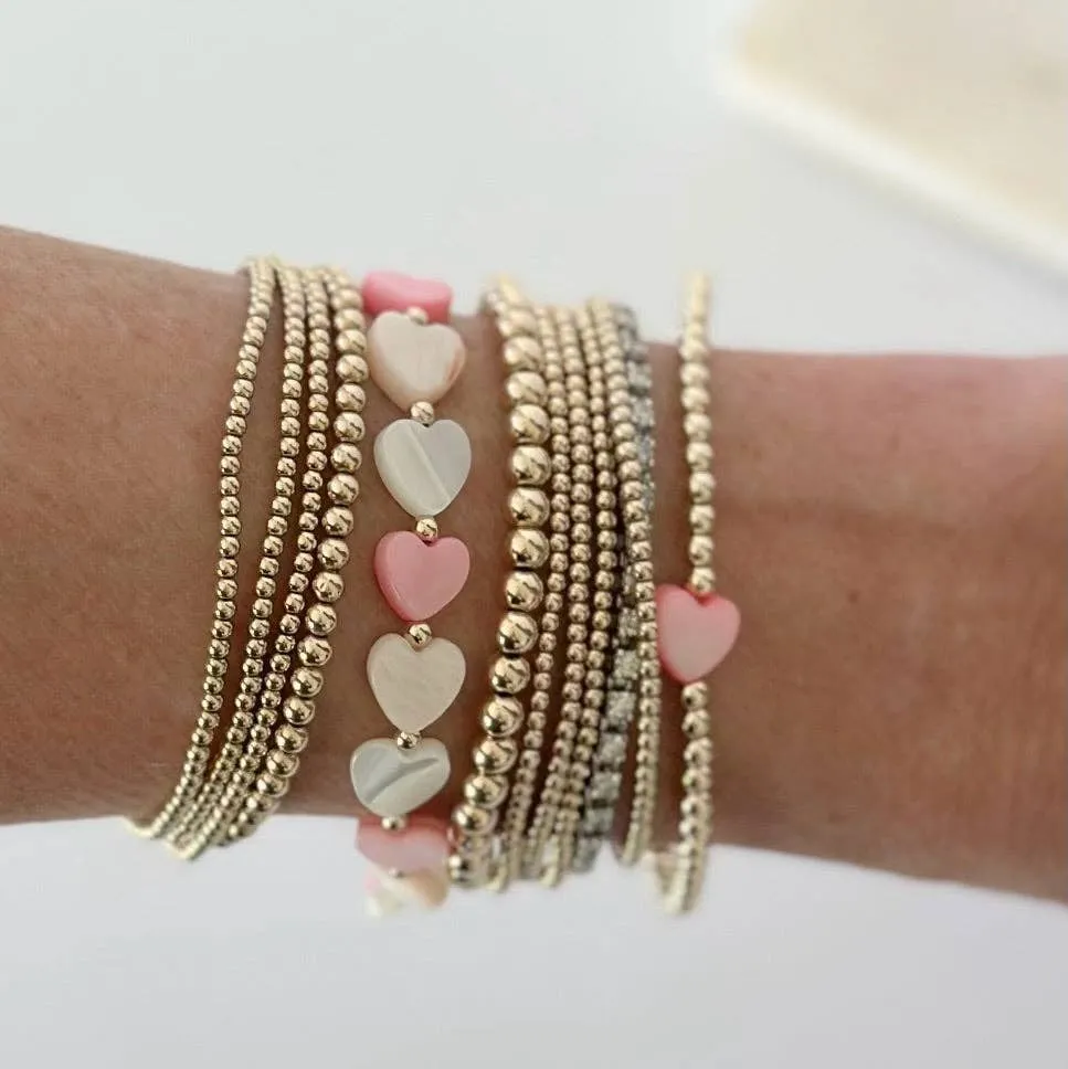 Pink Heart Bracelet