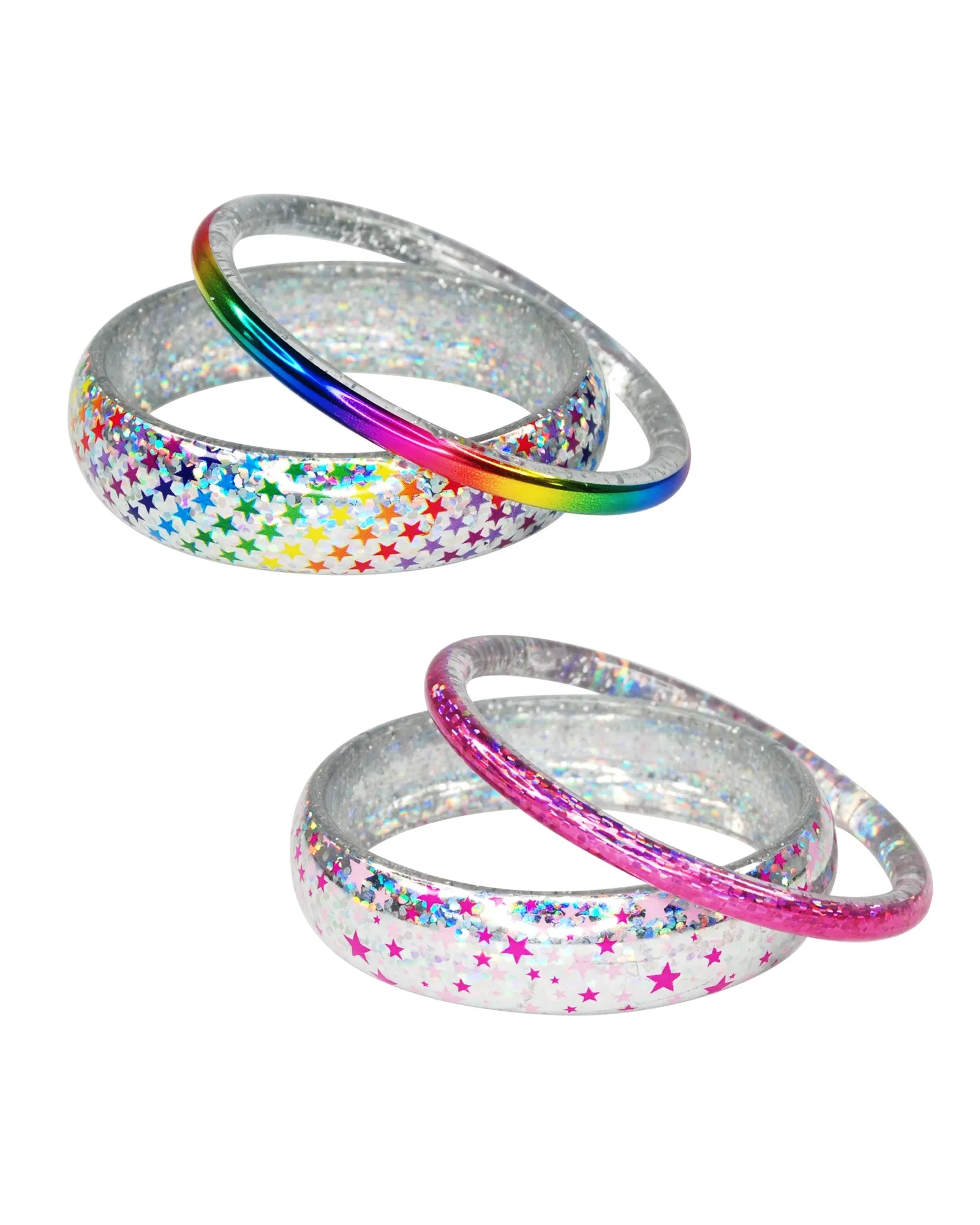 Pink Poppy Bangle Shine Like A Star