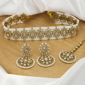 Raina Polki Choker Set