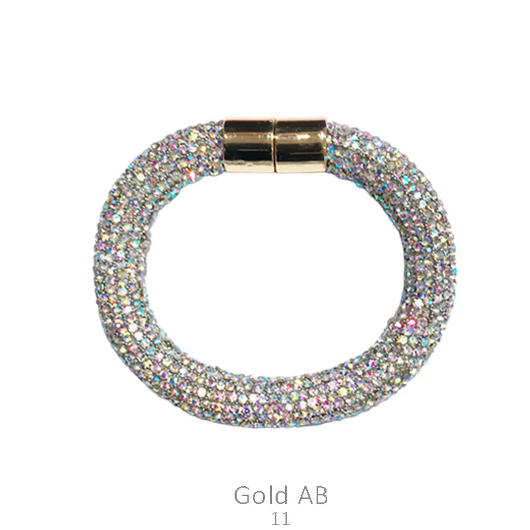 Rhinestone Gel Magnetic Bracelet