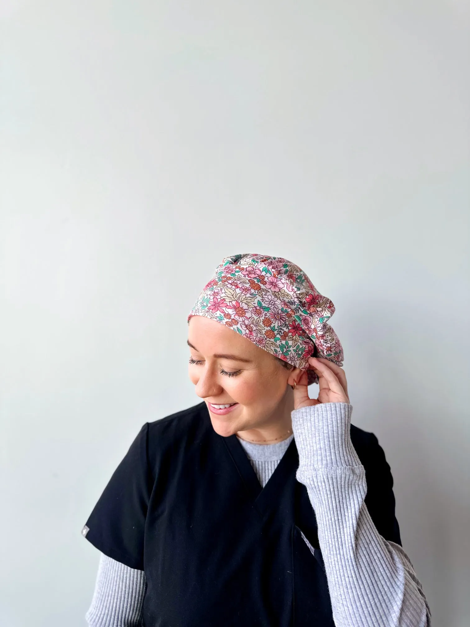 Scrub Hat - Spring Bloom