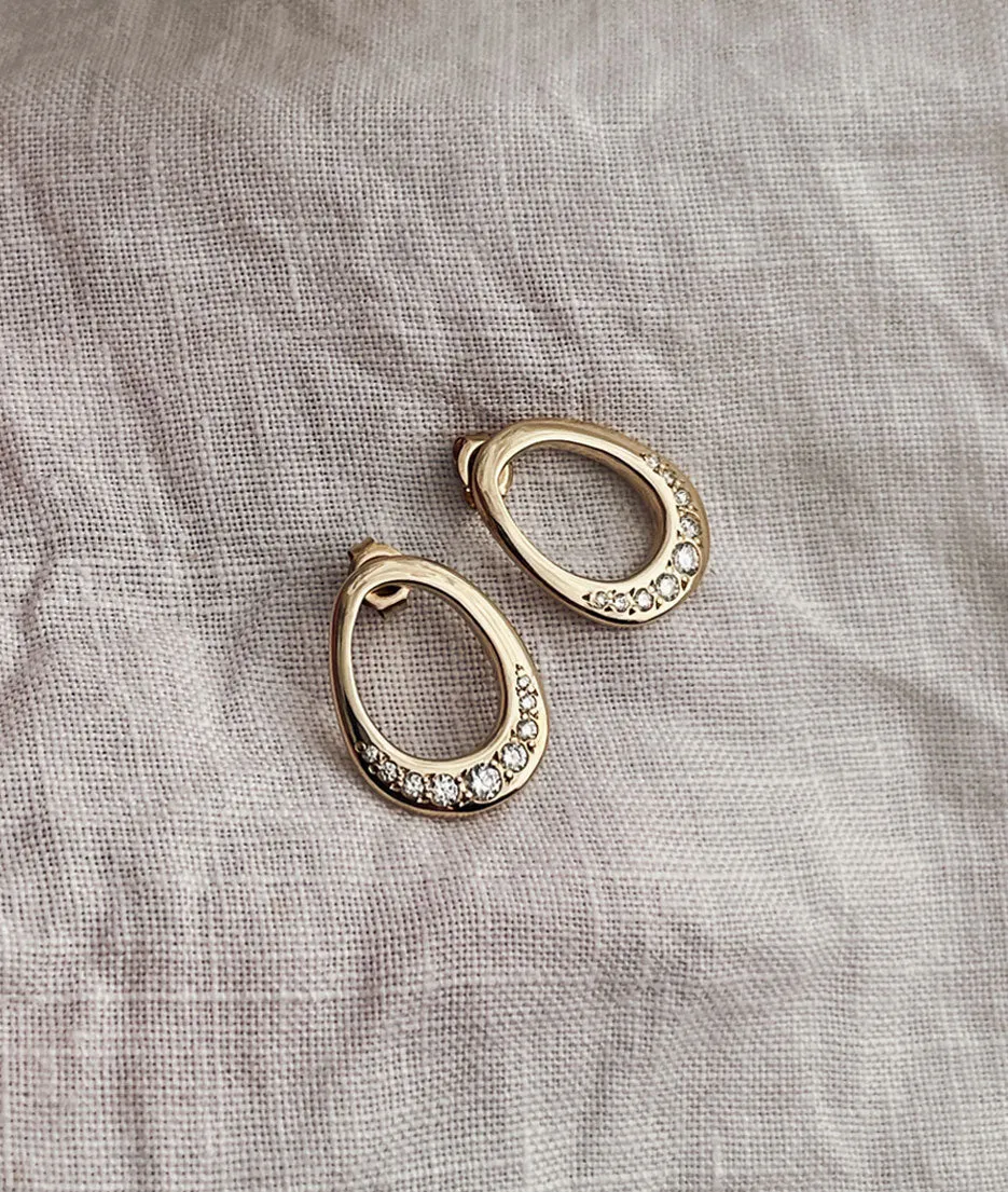 Shimmer Small Organic earrings
