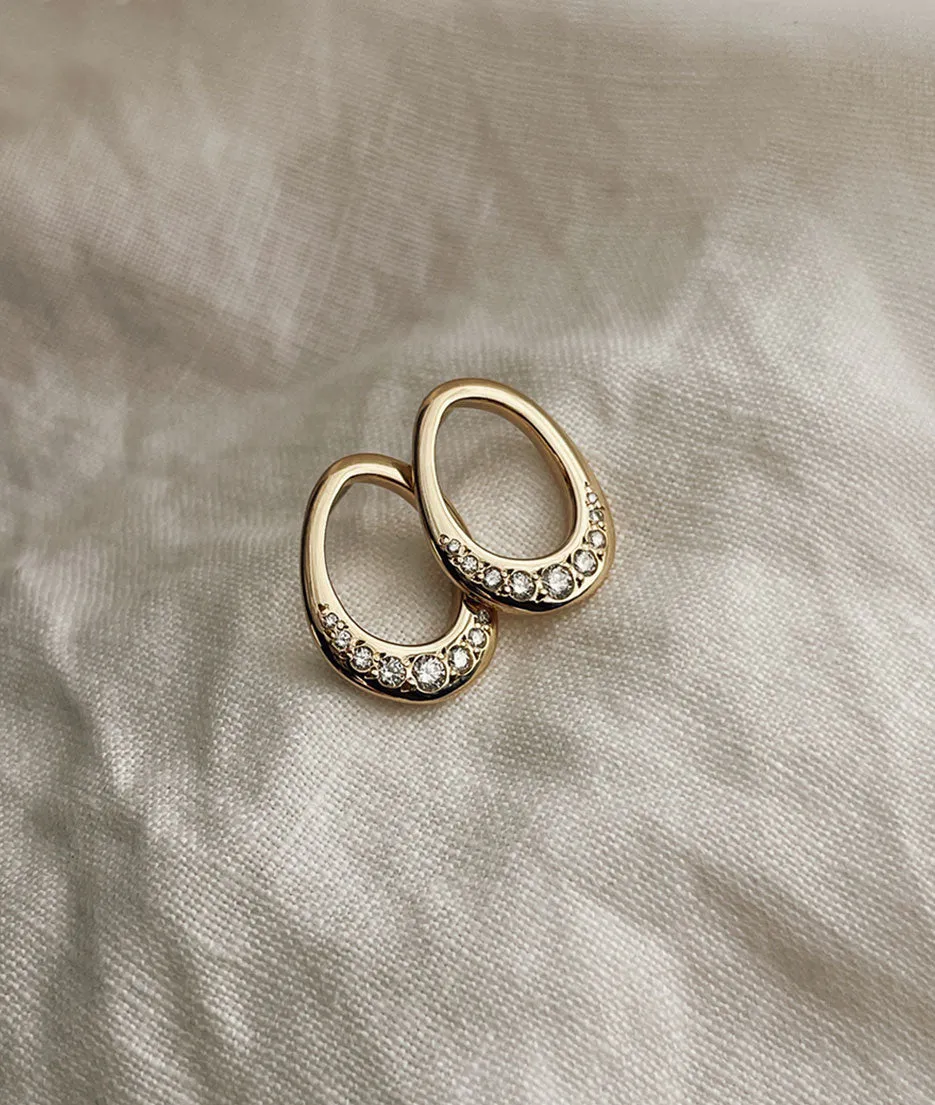 Shimmer Small Organic earrings