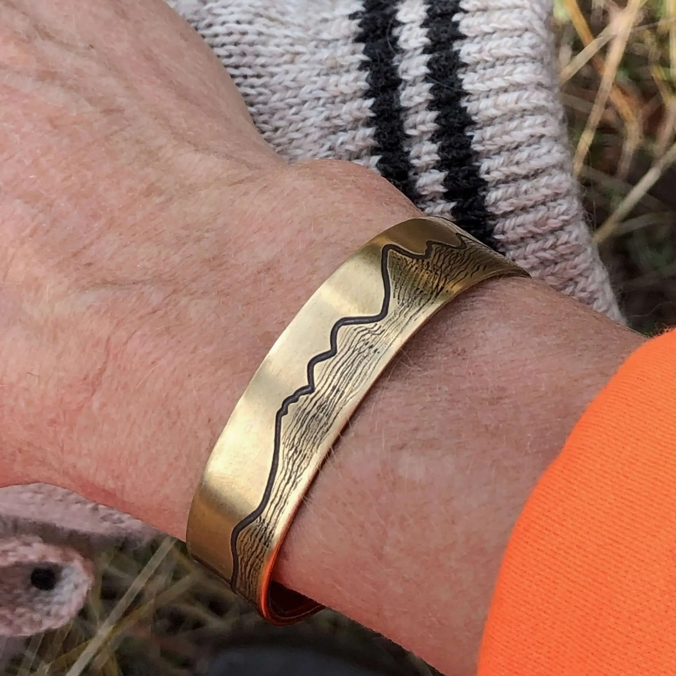 Simple Tetons Cuff Bracelet